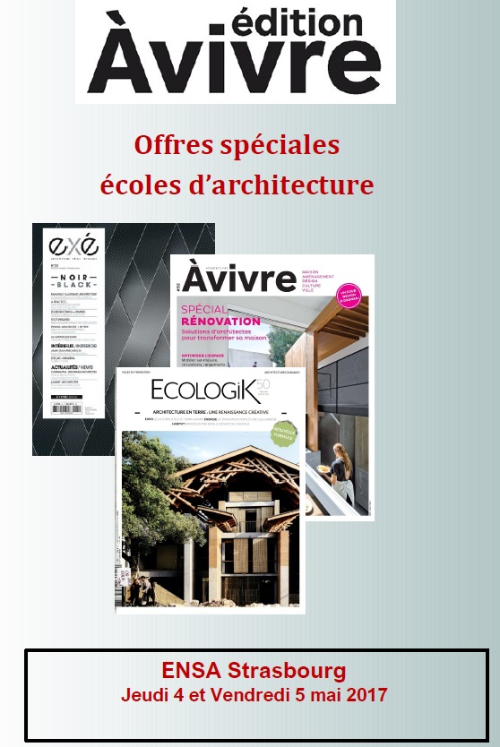 Stand des éditions A Vivre à l'ENSAS les 4 et 5 mai 2017